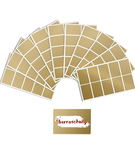 150 Pièces, 25mm Autocollant à Gratter Rond Cartes - Or (Scratch Card 150 Pièces, 25mm Autocollant à Gratter Rond Cartes - Or (Scratch Card
