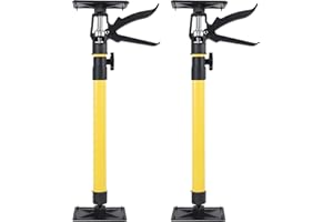 HEYOUTH 2 pezzi Sostegno a Soffitto,Puntello Telescopico Regolabile,Asta Telescopica,Lunghezza 115-290 cm,Palo Telescopico,Carico Fino a 40 kg,Per posizionare, fissare pezzi, per pannelli in cartonges