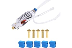 LANKEGU Kit Hotend para impresora 3D Anycubic Kobra Plus, kit de montaje Hotend con 5 calcetines de silicona y boquillas para impresora 3D Kobra Plus