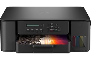 Brother Wireless All In One Ink Tank Printer, DCP-T530DW, Automatic Duplex Print, Wireless & Mobile Print, Compact Design, Black