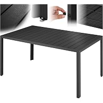 Lot De 4 Chaises Jardin LYMA IDMarket - Métal Et Textilène Noir, Empilables - Pour Terrasse, Extérieur