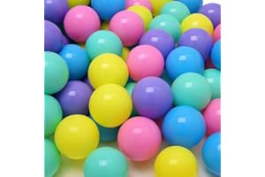 ‎LITTLETOM LittleTom Bällebad Spielbälle - Bunte Kunststoffbälle für Baby und Kinder - Indoor & Outdoor Bälle für Spielzelt Spieltunnel - leichte Plastikbälle für Kinderzimmer und Garten - versch. Größen