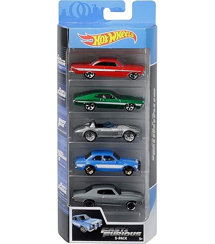 Hot Wheels Fast & Furious 5-Pack 1:64 Scale Vehicles Instant