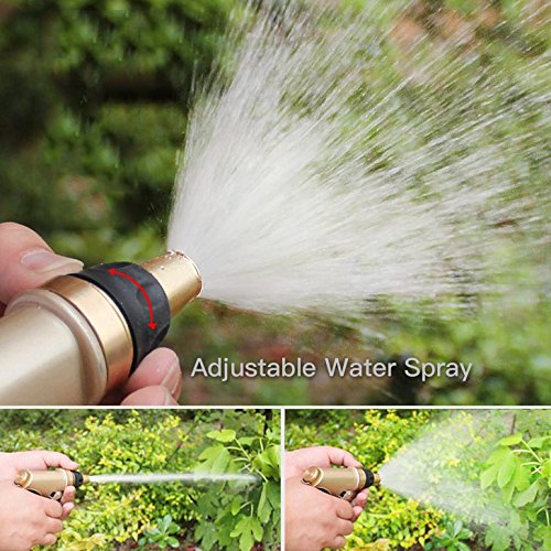Volador Gartenschlauch-Sprüher, Hochdruck-Wasser-Sprüher, Hochleistungsmetallmessingdüse für Auto-Waschen / Büsche u. Anlagen Bewässerung / Hundehaustier-Dusche - 4