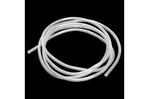 iMeistek Tuyau flexible en PVC transparent de 2 m, diamètre intérieur 6 mm x diamètre extérieur 8 mm, tuyau en vinyle PVC flexible pour tuyaux d'eau et d'air