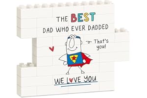IDELTIME Dad Birthday Gifts - Daddy Plaque, Funny Dad Gifts for Dads Birthday Valentines Father Day Christmas, Ideas, Unique Daddy Card for Papa