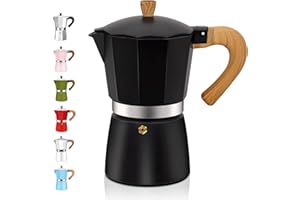 DITOSH 12 Cup Aluminum Espresso Stovetop Moka Pot Express Coffee Maker Percolator Italian Classic Mocha Coffee Machine for Italian and Cuban Cafe Brewing for Home & Camping 600ml 20oz