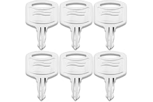 KEMUZ 6 Stück 1100 Schlüssel Für Toilettenpapierspender, Papierspender Schlüssel Metall Spenderschlüssel Mit 2 Schlüsselringen Für Tork Sca 1100 Papierspender Wartungsprofis