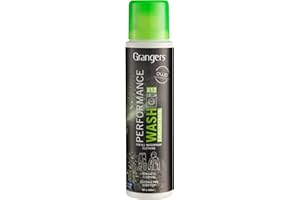 Granger's Performance Wash | 300 ml | Limpia, refresca y restaura la apariencia de toda la ropa al aire libre | Maximiza la transpirabilidad | Aprobado por Bluesign | Sin PFC | 100% reciclado