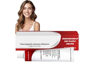 XINGBIN Thermoplastic Denture Adhesive Cream, Teeth Filling Repair Kit, Dental Glue for Teeth, De/nture Silicone Reline K/it,Secure Den/ture Adhesive,Dentu/re Repair,De/nture Adh/esive#White