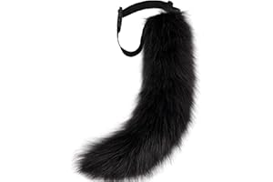 DRESHOW Faux Fox Fur Tail Cosplay Party Halloween Christmas Costume Fluffy Cat Tail for Women