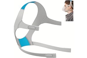 RESPURE Arnés AirFit F20 para máscara de dormir, accesorios para máscara CPAP, suministros para CPAP para ResMed AirFit/ResMed AirTouch F20, ajuste cómodo, correas ajustables, construcción duradera