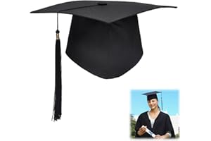 Miayical Bachelor Hut Unisex, Absolventenhut, Doktorhut Graduation Cap, Verstellbar Bachelor Abschluss Hut, für Abschlussfeiern vom Studium, Universität, Hochschule, Abitur