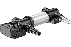 BluGarda BluClear 18W - UV-c Stérilisateur de Bassin, Clarificateur, Lampe Rayons UV-c, pour etang/Bassin, Anti-algues, Purificateur d'algues, UV-c Filtre - Robuste