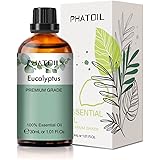 PHATOIL Olio Essenziale Eucalipto 30 ml, Oli Essenziali per Diffusori, Oli di Eucalipto Naturali Puri per Umidificatori Cande
