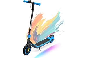 EVERCROSS E6 Patinete Eléctrico para Niños de 6 a 12 Años, Tres Modos de Velocidad, Batería de Alta Capacidad 21,6V/5,2AH, Motor 150W, Velocidad Segura 8KM/H-16KM/H, Autonomía 20KM, Ligero y Portátil