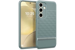 Caseology Parallax etui do Samsung Galaxy S24, [ochrona przed upadkiem w jakości wojskowej] S24, ergonomiczne etui 3D w kształcie kostki Hexa do Samsung Galaxy S24 - szałwia zielona