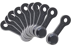 SM SunniMix 10 pièces Couvercle de Mamelon de Purge d'étrier de Frein de vélo, Capuchon de Couvercle de Mamelon de Purge de Frein en Caoutchouc, Bouchons de vis - Noir