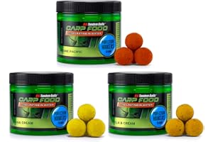 Tandem Baits Carp Food Perfection Hookers, D'appâts pour carpes, Pêche de la Carpe, Peche, Pop-Ups, Bouillette Carpe, Professionnel Accessoires de Pêche Carpe 18mm 120g