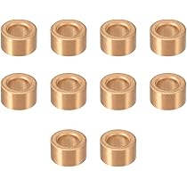 Sourcingmap Lagerhülsen 14mm Bohrung - 3 Stück Bronze-Gleitlager Für Maschinen & DIY-Projekte