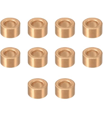 Produktbild von 12 Gesinterte Bronze-Gleitlager 6x10x10mm – Selbstschmierend & Verschleißfest