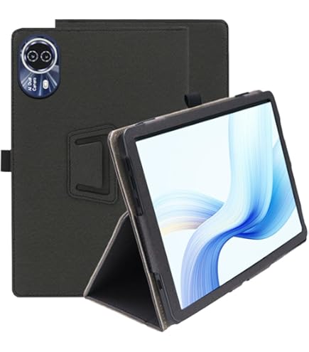 Étui Coque Pour Tablette Teclast T65PLUS 13,4 Pouces - PU Cuir, Stand Intégré, Bandoulière - Protection Slim Avec Angle Réglable