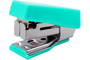 POWERSELL Mini-Hefter, Hand-Hefter, Hefter, für Büro, Schule und Zuhause, 1000 kleine Heftklammern 6/4, inklusive geschlossener geschlossener Punkt, geringe Größe