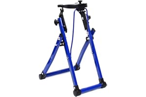 panfudongk Bicycle Maintenance Stand Bike Repair Stand, Bike Maintenance Station Folding Wheel Truing Portable Workstation