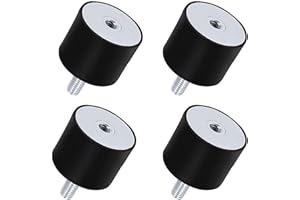 CSIRNTO Silent Block 4 Pezzi Silentblock Supporti in Gomma Antivibranti Silentblock Supporti Gomma Antivibrazione Assorbitore Ammortizzatori Bobine per Barche Pompa (M6)
