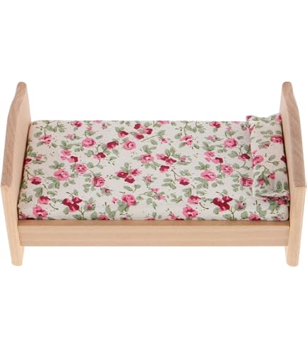 Matelas Miniature 1:12 Pour Maison De Poupée - Double, Literie Accessoire, Tissu, 110x155 Mm