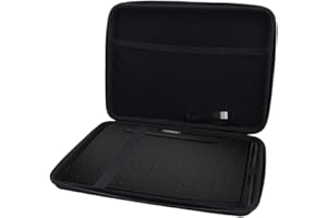 Aenllosi Étui Rigide Housse pour Wacom Intuos Tablette Graphique Stylet (Taille: M/CTL-6100 Series)