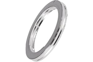 REPAIROCK ID 40mm Exhaust Manifold Gasket Prevent Leak Noise Exhaust Donut Gasket Muffler Ring Exhaust Flange Gasket for Car SUV Truck Graphite Stainless Steel