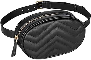 Geestock Bum Bag,PU Leather Bumbags for Ladies, Fashion Waist Packs for Women, Waterproof Fanny Pack for Daily,Holiday,Shopping,Travel,Birthday Party