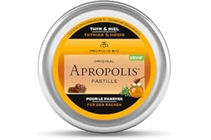 Lemon Pharma Pastilles Propolis à l'Arôme Thym/Miel Boite de 40 g