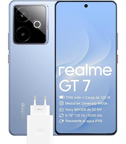 realme GT 7T 256GB 12GB IceSense Blue : Amazon.es: Electrónica