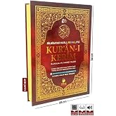 Kuranı Kerim Ve Satır Arası Kelime T&uuml;rk&ccedil;e Okunuşlu Ve Meali 5 &Ouml;zellikli Mealli Kuran Cami Boy