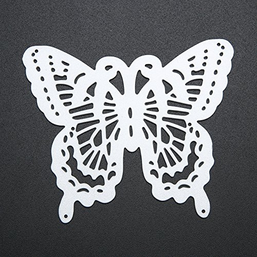 Amazingdeal365 schöne Schmetterling Metall Form Schablonen Schneiden DIY Dekor Sammelalbum Karten Buchzeichen Lesezeichen als Geschenk für Freunde Geburtstag Kinder,Kindergarten Hobby Schule Handarbeit Unterricht usw. Ein tolles Geschenk! - 4