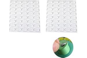 Biglumin Pastilles adhésives - Tampons adhésifs Double face amovibles transparents, Colle repositionnable Forte adhérence, pour accrocher tableaux, ballons, manucures, etc.(Lot de 560)