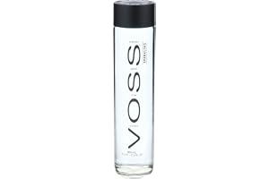 Voss Artesian SPARKLING glaciär vatten i glasflaska 0,8 liter