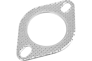 A ABSOPRO 2.4" Interno Dia 2 Bulloni Guarnizione Adattatore per Auto Scarico Turbo Downpipe