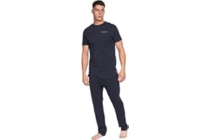DUCK AND COVER Duck & Cover Mens Nightwear Pyjamas Set Cotton Top Bottom Loungewear Casual Size varying from S,M,L,XL,XXL By Clothing247