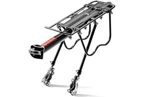 ENGWE MTB Porte-Bagages arrière pour vélo, capacité de 50 kg, avec Support réfléchissant et réglable à dégagement Rapide pour vélo de Montagne