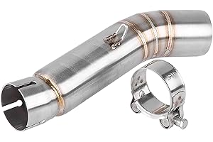 Qiilu Moto Collettori di Scarico, Collegamento Tubo di Scarico Centrale Moto Connect per CBR500R CB500X