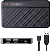 AVerMedia GC311 Live Gamer Mini - Capturadora USB 1080p60, paso Full HD, Plug & Play, streaming Switch, PS4, Xbox, OBS, YouTu