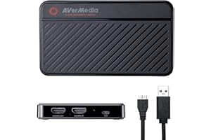 AVerMedia GC311 Live Gamer Mini - Capturadora USB 1080p60, paso Full HD, Plug & Play, streaming Switch, PS4, Xbox, OBS, YouTube, Mac, Win11