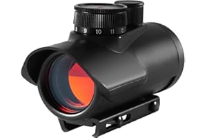 JASHKE Airsoft Red Dot Sight Scope 1x30mm Holographic Sight Rifle Scope Sights with 11mm/20mm Weaver/Picatinny Rail Mount for Hunting