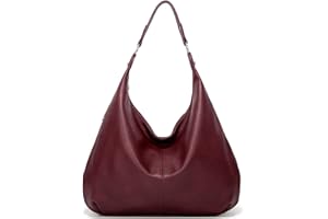 Ashioup Women's Tote Bag Vintage PU Leather Handbags for Women Hobo bags Tote Shoulder Bag with Zipper