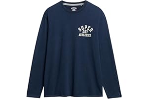 Superdry Athletic Ess Ls Tee T-Shirt Mixte