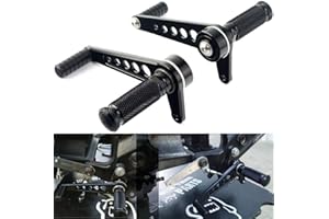 TARAZON Universal Zurückverlegte Fußrasten Fußstütze Fußrastenanlage Cafe Racer Rearsets für BMW für Honda für Yamaha für Suzuki für KAWASAKI für DUCATI für Triumph