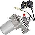 3 Bolt Starter Motor+Solenoid Starter Relay,for 50cc 70cc 90cc 100cc 110cc 125cc Dirt Bikes Go Karts ATVs Pit Bike Dune Buggy Sandrail Quad 4 Wheelers SSR Roketa Taotao Coolster Jonway SunL,by NAKAO